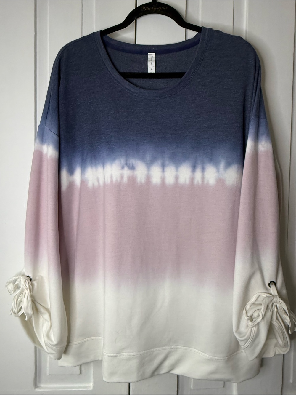Ideology Dip Dye Long Sleeve Top - XL